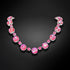 Kāzu kaklarota "Apžilbinošs Mirdzums IV (Lotus Pink DeLite)" ar Swarovski™ kristāliem